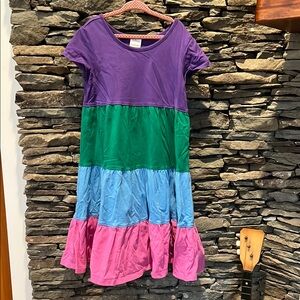 Hanna Andersson- Colorful two tier  Kids Dress!